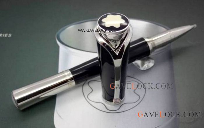 Replica Montblanc Princess Monaco Black Rollerball Pen Montblanc 164
